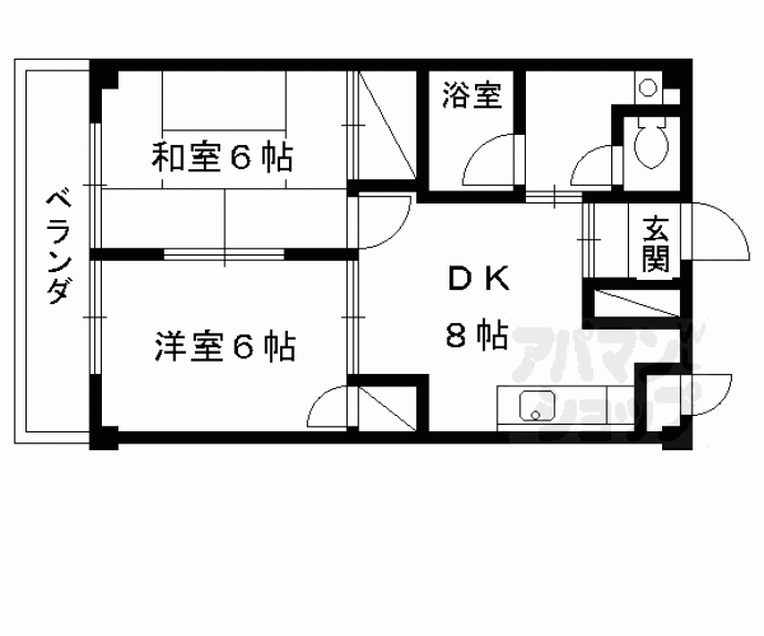 【シュエットＤ】間取