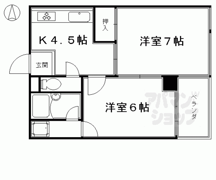 【観タワーハウス】間取