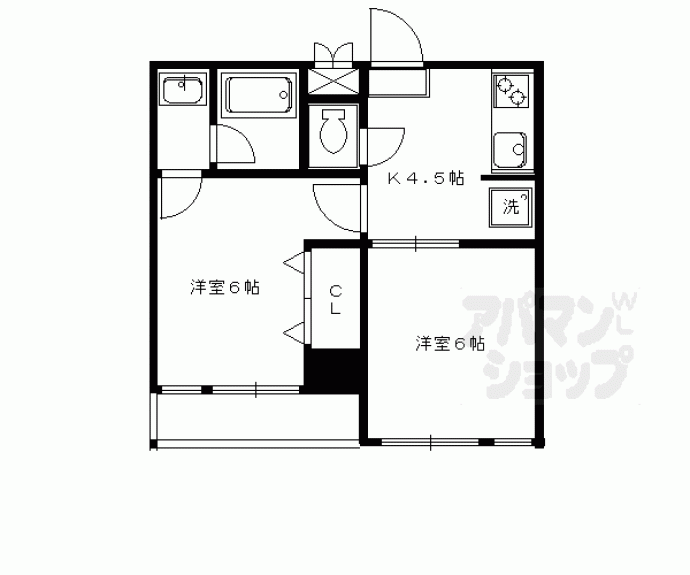 【観タワーハウス】間取