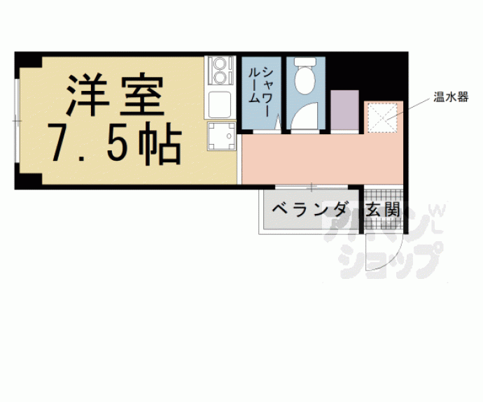 【サイト烏丸三条町】間取