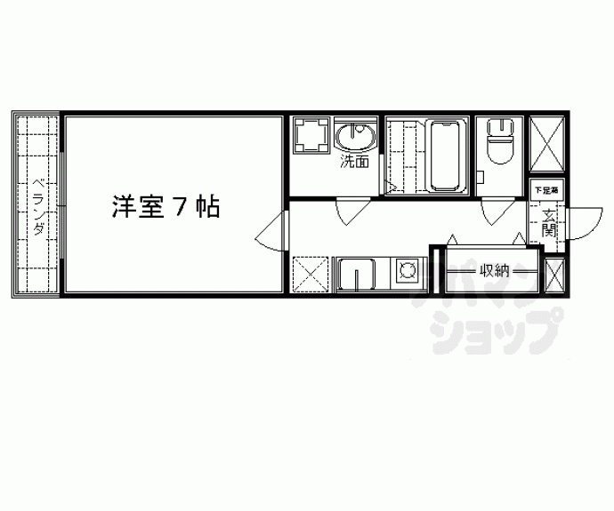 【アパルトマン５０５】間取