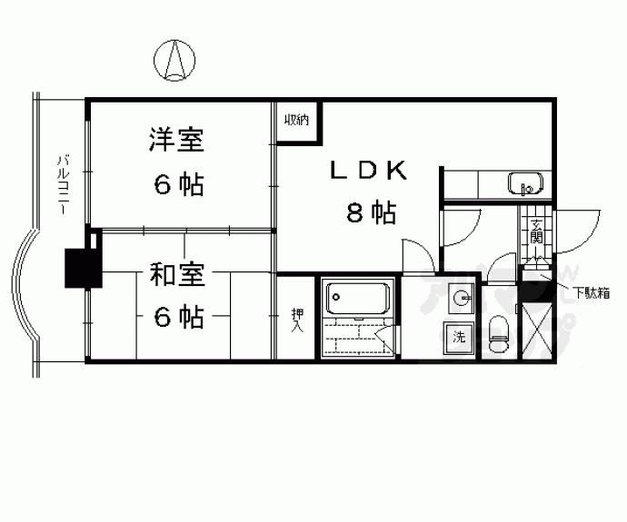 【ハイツエコー】間取