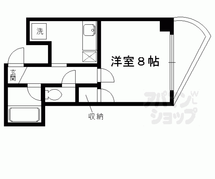 【フルール衣笠】間取