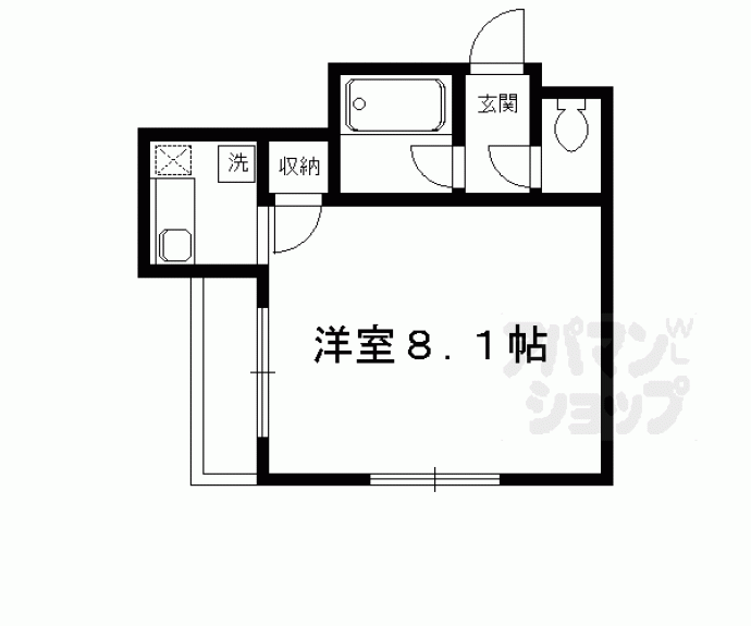 【フルール衣笠】間取