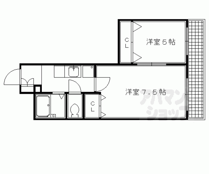 【ヴィラ三晃】間取