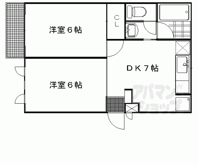 【メゾントルチュ】間取