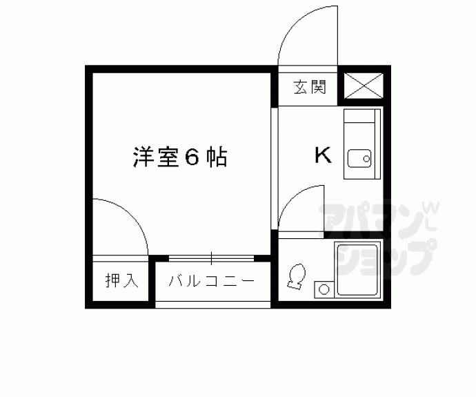 【ドエル綾小路】間取