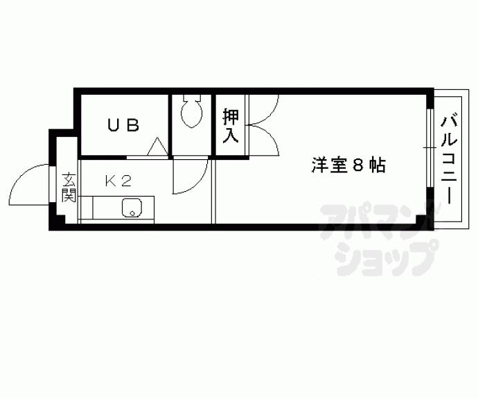 【ハイツカクテル】間取