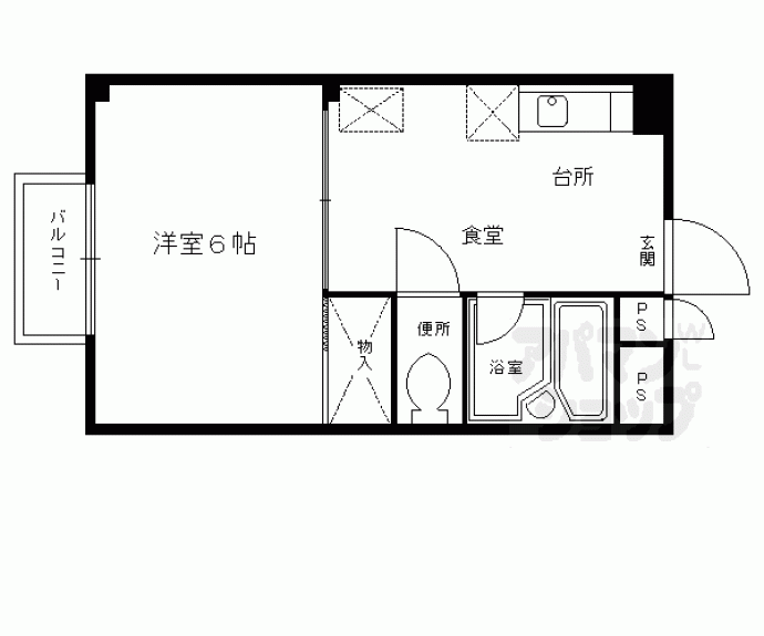 【ミルキーマンション】間取