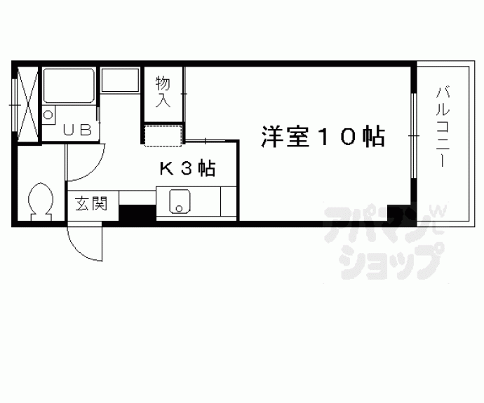 【ホライズン衣棚】間取