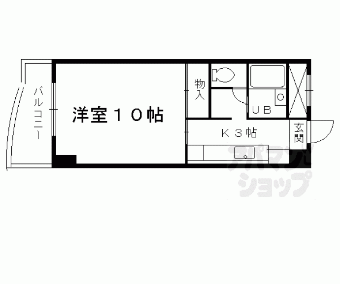 【ホライズン衣棚】間取