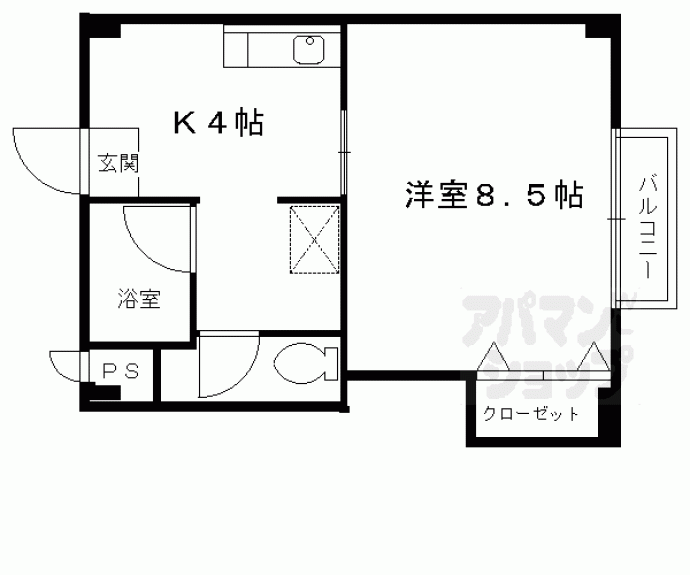 【メゾン槇島】間取