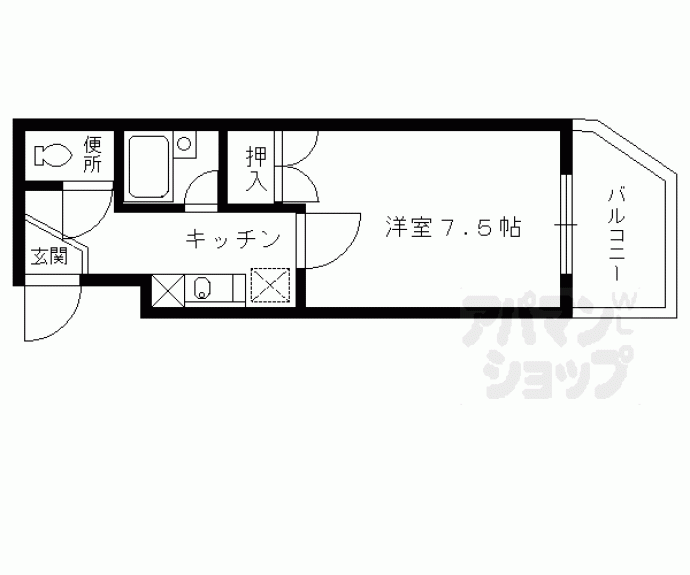 【エクセル桃山】間取