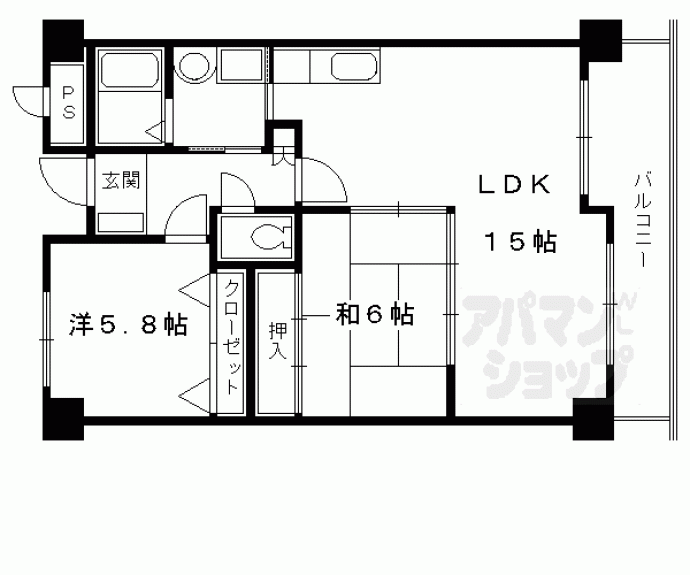 【エスペランサー弥生】間取