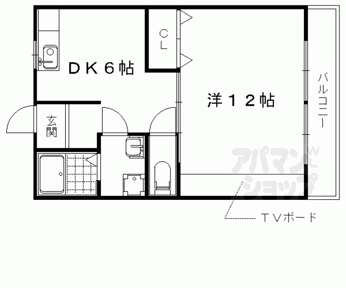 【グリーンパーク樫ノ木Ⅰ】間取