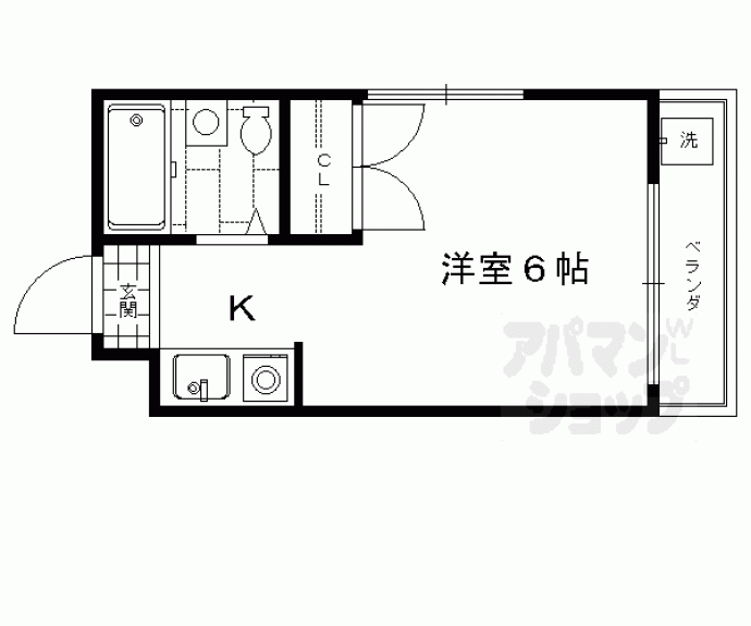 【プルシャン吉祥院】間取