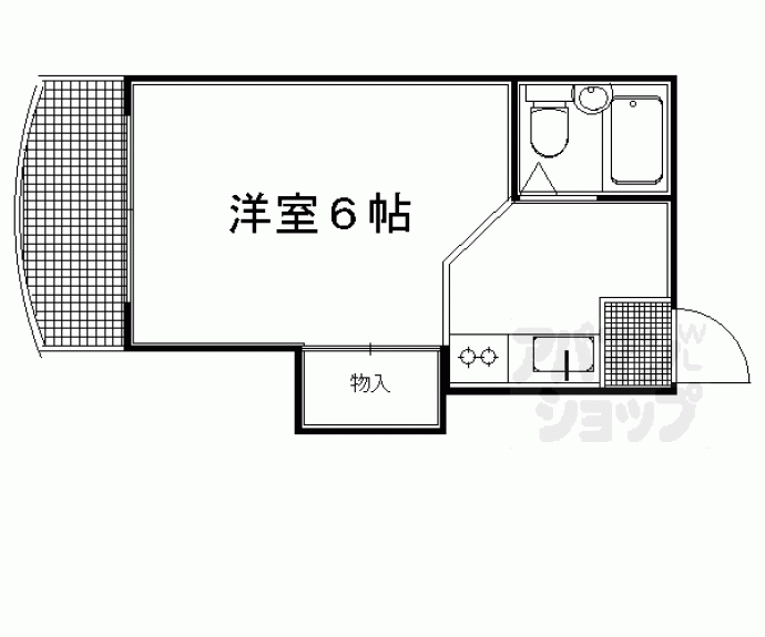 【サンハイム島谷】間取