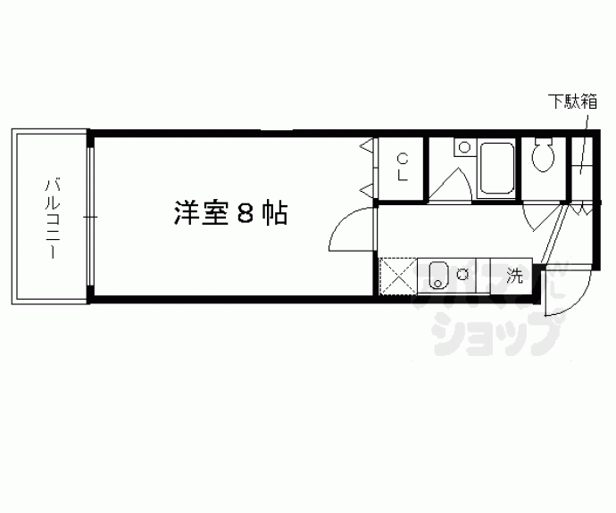 【サンバリエ木屋町】間取