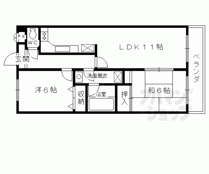 【カリオン大町】間取