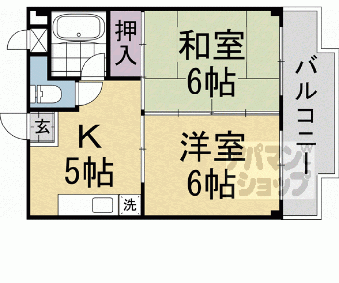 【ヴィラＹＡＭＡＳＨＩＴＡ】間取