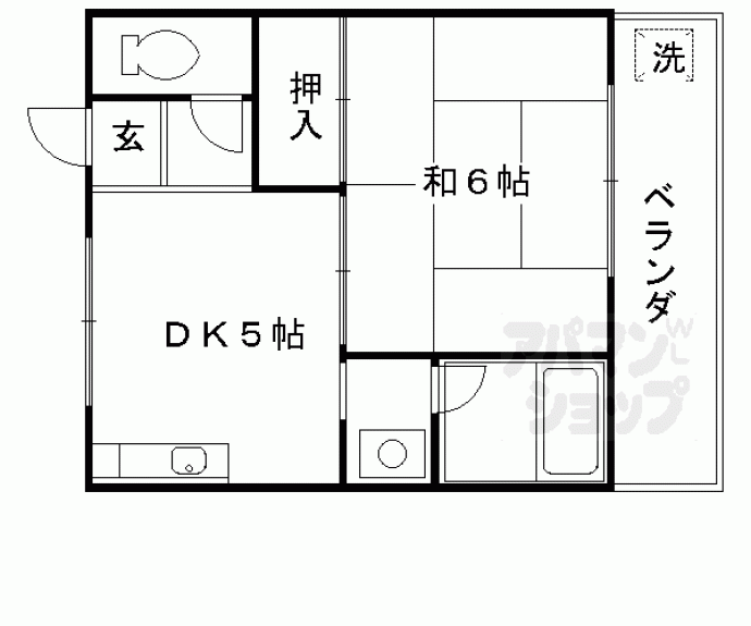 【もとしろ荘】間取