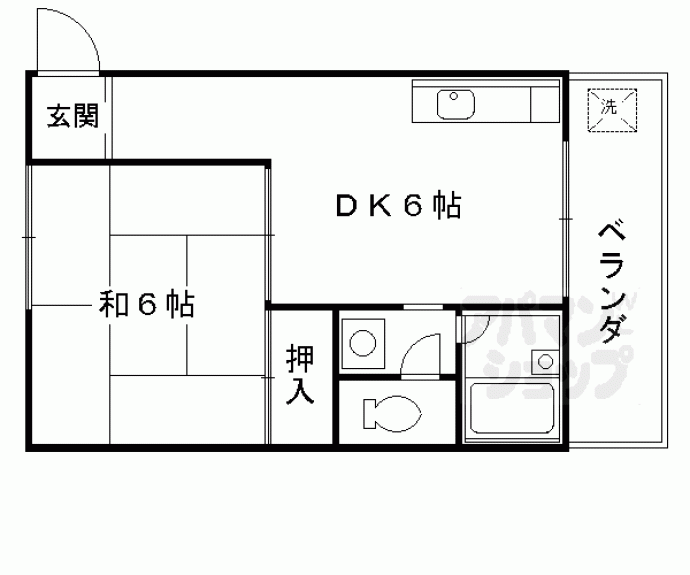 【もとしろ荘】間取