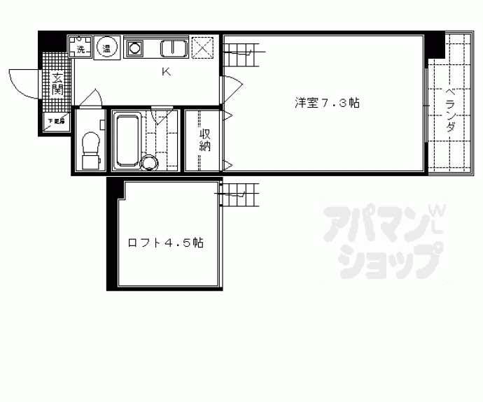 【メイプル等持院】間取