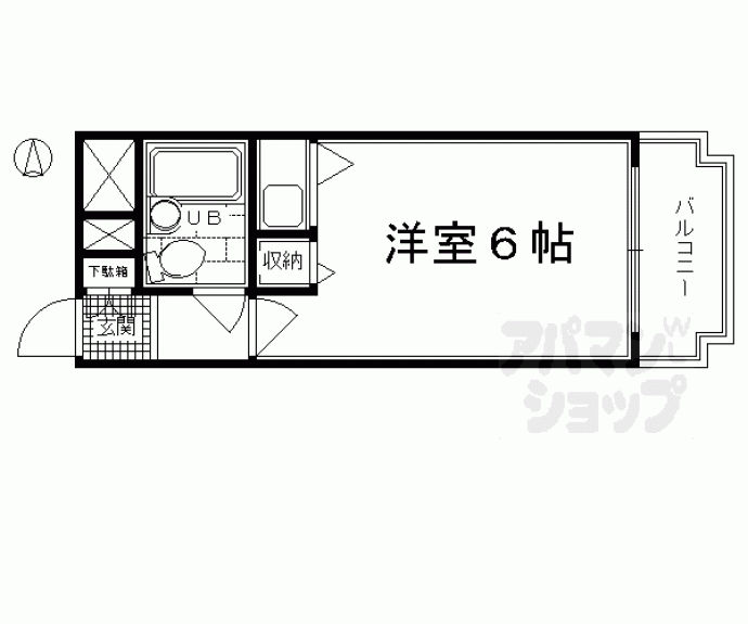 【ＤＥＴＯＭ－１四条大宮Ⅱ】間取