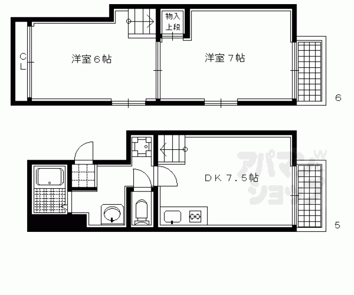 【グレース北野】間取