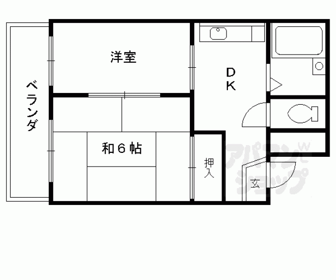 【アーバンヒル太秦】間取