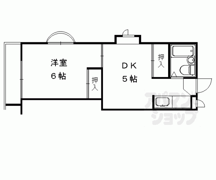 【アーバンヒル太秦】間取