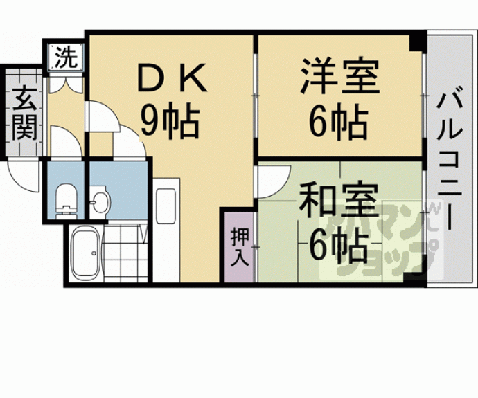 【マンションボヌール】間取