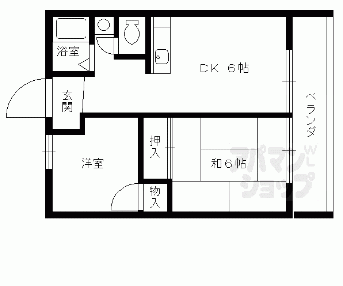 【田和ハイツ】間取