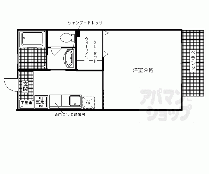 【メゾンモントブルーメ】間取