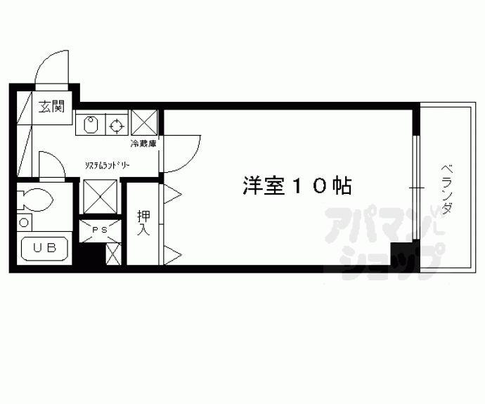 【ヴィラサンシルク西大路】間取