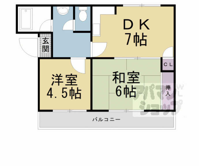 【コーポ山川】間取