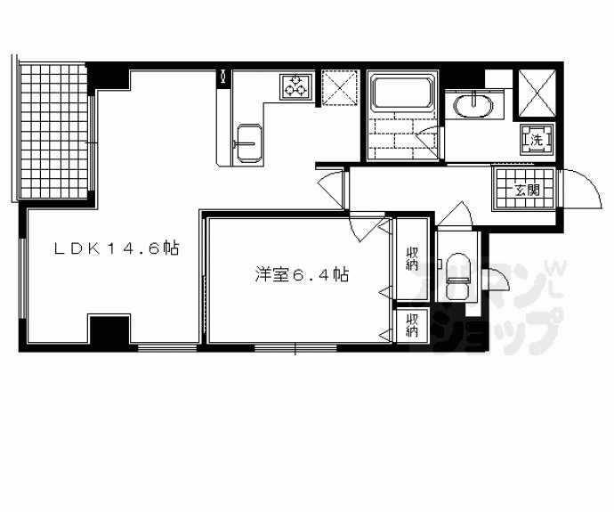 【エクシオ京都御池】間取