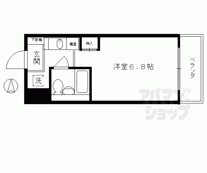 【プラネシア京都】間取