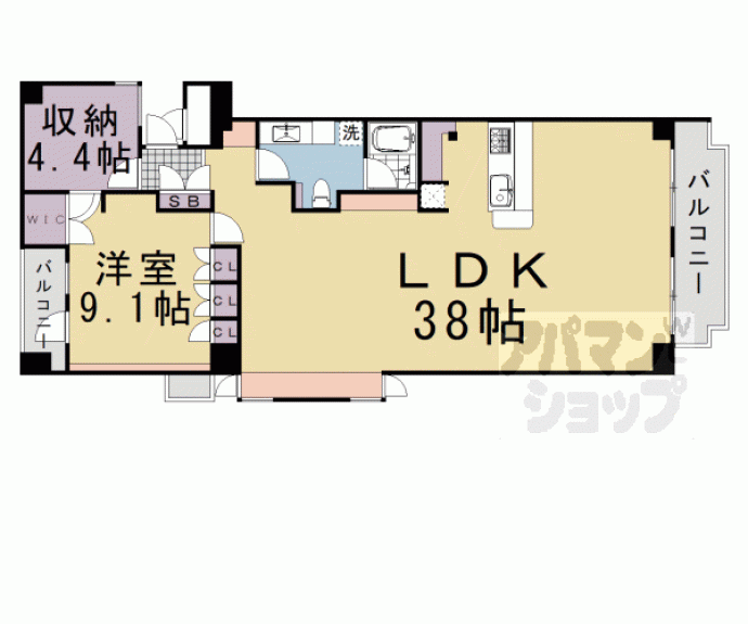 【ルミエール・ド・鴨川】間取