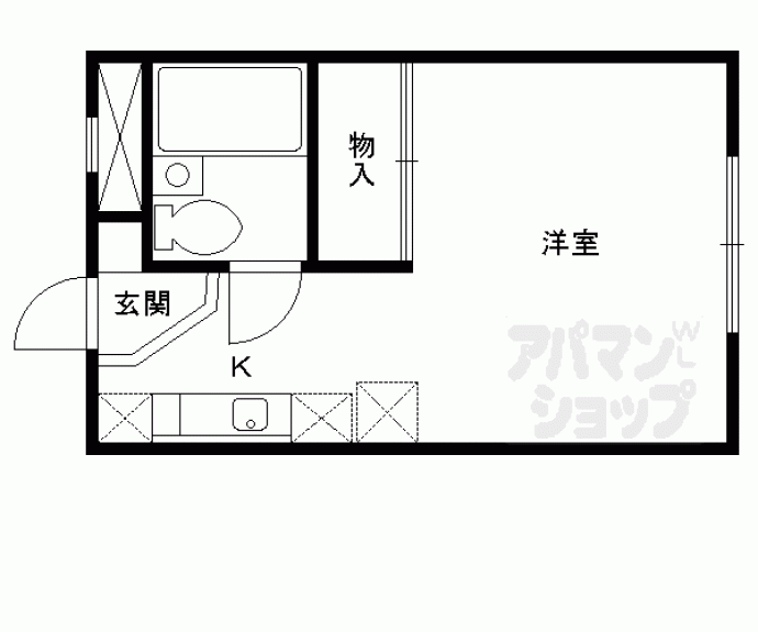 【パリス嵐山】間取