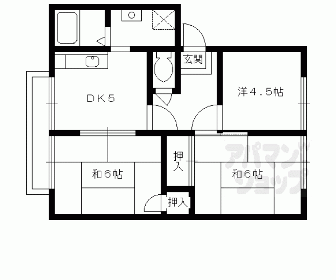 【カーサ醍醐】間取