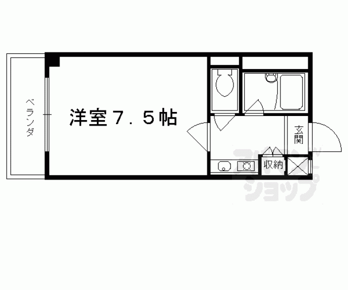 【レジデンスキクチ】間取