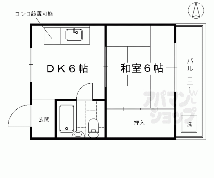 【二宮荘】間取