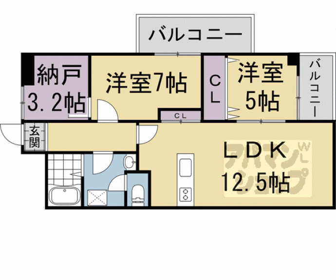 【シャルレ４番館】間取