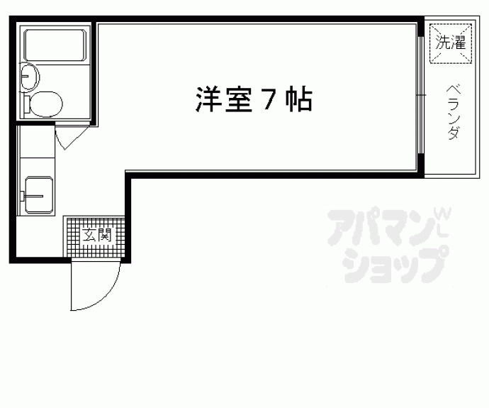 【南大入小堀マンション】間取