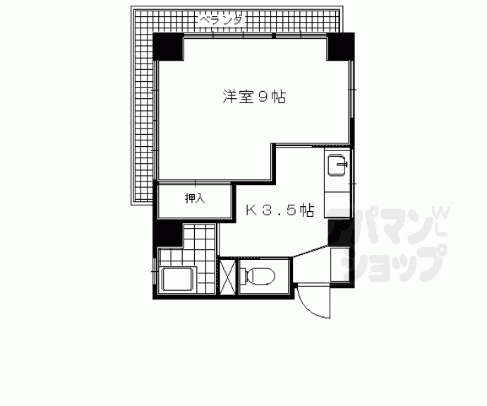 【南大入小堀マンション】間取