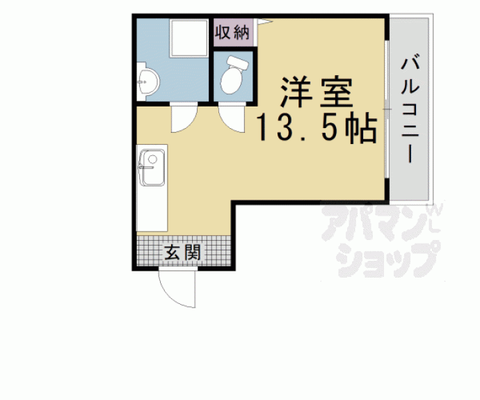 【南大入小堀マンション】間取