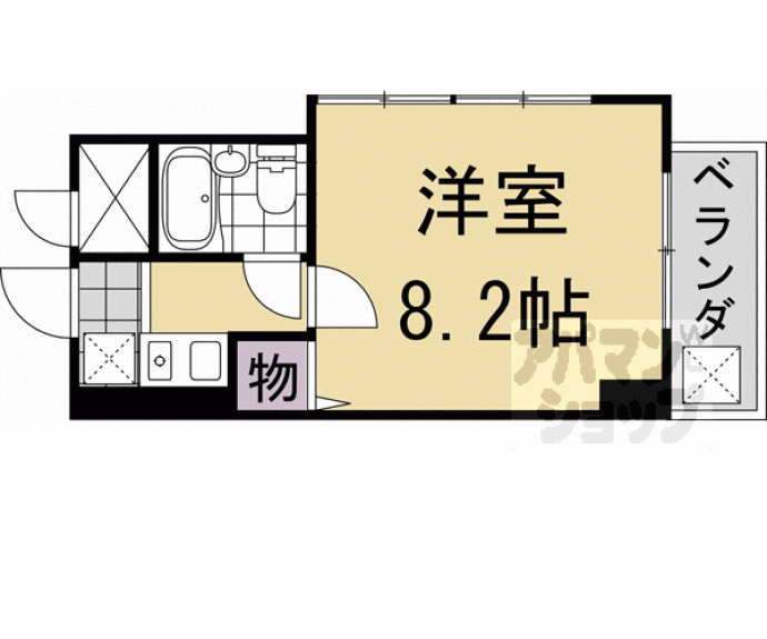 【シャレー西京極】間取