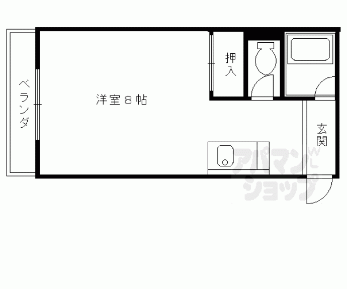 【マンションＶ２】間取