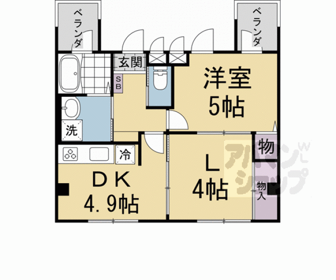 【メゾンこやま北棟】間取